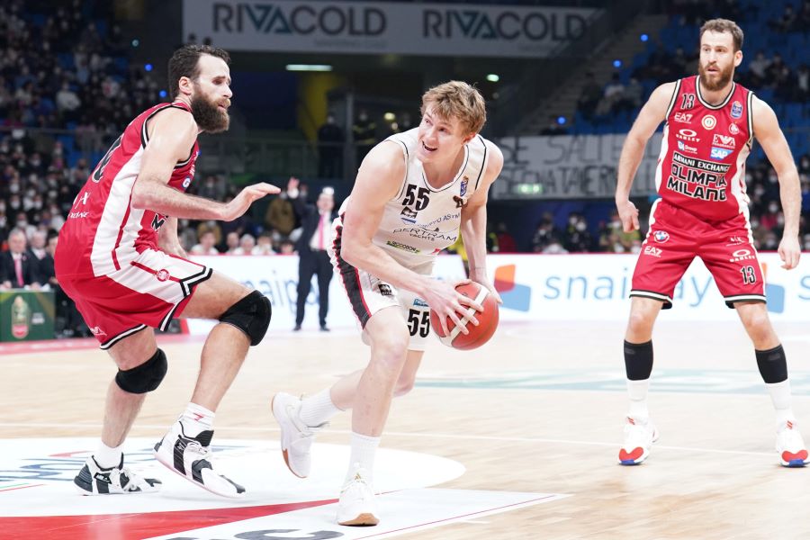 Derthona Basket (Foto Ansa)